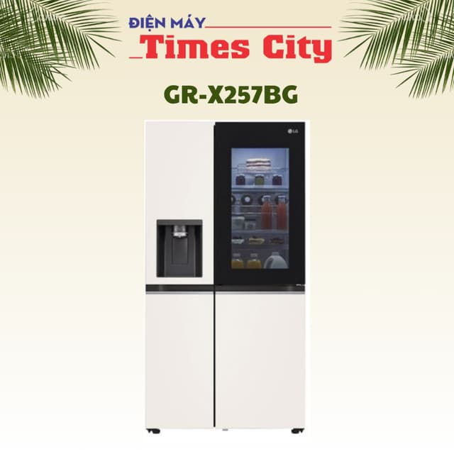 Tủ lạnh LG Inverter 635 lít Side By Side InstaView Door-in-Door GR-X257BG - Ảnh 7
