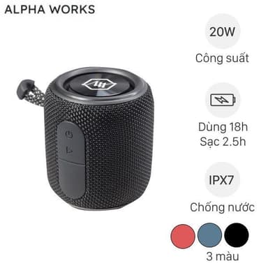 So sánh giá [SHIP HỎA TỐC] Loa Bluetooth 5.3 20W Alpha Works AW-Ride IPX7 Micro Đàm Thoại Cổng AUX IN Bảo hành 12 tháng rẻ nhất?
