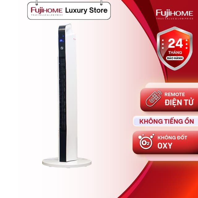 Quạt sưởi gốm Ceramic để sàn FUJIHOME FH2000 Máy sưởi ấm đứng không làm khô da - Bảo hành toàn quốc - Ảnh 12