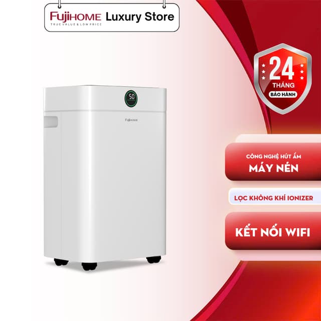 Máy Hút Ẩm Fujihome DH18W‑HEPA – 18 L/ngày, Wifi, HEPA, UV, Ionizer - Ảnh 12