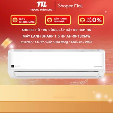 So sánh giá AH-XP13CMW - Máy Lạnh Sharp Inverter 1.5 HP - Điều Hòa 1 Chiều ( Chỉ Làm Lạnh) [TOÀN QUỐC] rẻ nhất?
