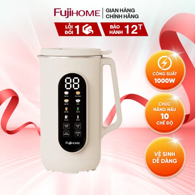 Máy Làm Sữa Hạt Đa Năng Fujihome SM1636 – Xay Mịn – Nấu Nhanh – Dinh Dưỡng Trọn Vẹn! - BH 12 tháng - Ảnh 11