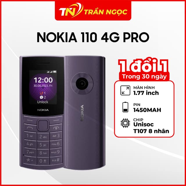 Điện thoại Nokia 110 4G Pro Chính Hãng - Ảnh 2