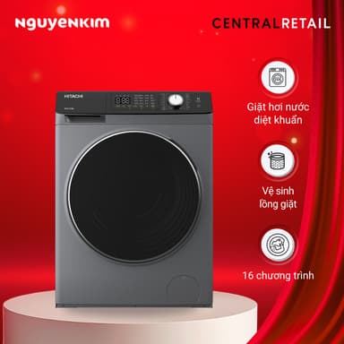 So sánh giá Máy giặt cửa trước Hitachi Inverter 10.5 kg BD-1054HVOS rẻ nhất?