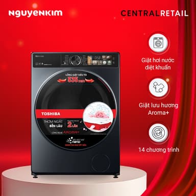 So sánh giá Máy giặt Toshiba Inverter 10.5 kg TW-T25BU115MWV(MG) rẻ nhất?