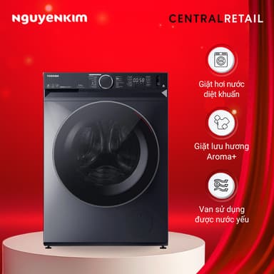 So sánh giá [Mới 2025] Máy giặt cửa trước Toshiba Inverter 9.5 kg TW-T23BU105UWV(MG) rẻ nhất?
