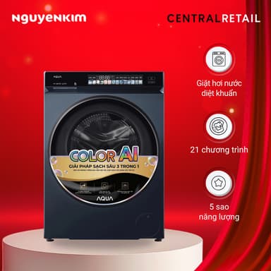 So sánh giá [Mới 2025] Máy giặt cửa trước Aqua Inverter 10 kg AW10-B4377U1L(GN) rẻ nhất?