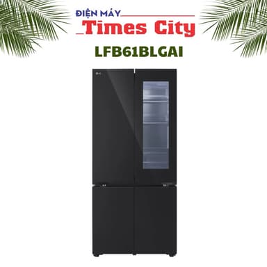 So sánh giá Tủ lạnh LG Inverter 617 lít Multi Door InstaView LFB61BLGAI rẻ nhất?