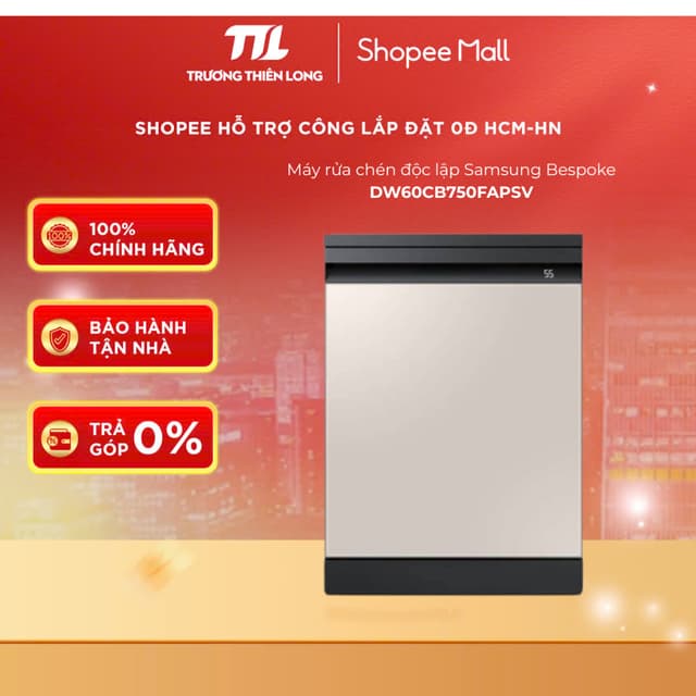 [VC 10%] DW60CB750FAPSV - Máy Rửa Chén Độc Lập SAMSUNG Bespoke 14 Bộ [FREESHIP HCM][MIỄN PHÍ CÔNG LẮP HCM] - Ảnh 8