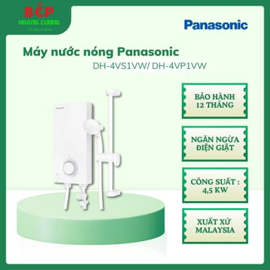 So sánh giá Panasonic DH-4VS1VW – Máy nước nóng trực tiếp 4500W – Làm nóng nhanh – Tích hợp chống giật ELCB rẻ nhất?