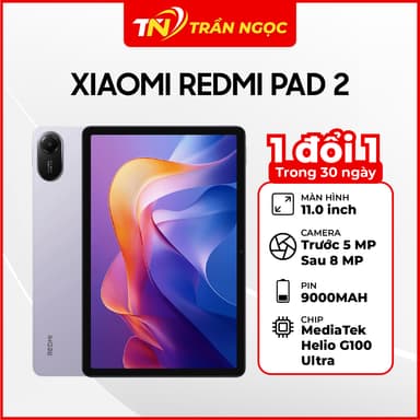 So sánh giá Máy tính bảng Xiaomi Redmi Pad 2 (4G) 4GB 128GB Chính Hãng rẻ nhất?