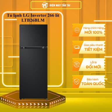 So sánh giá LTB26BLM - Tủ lạnh LG Inverter 266 lít LTB26BLM - MIỄN PHÍ GIAO LẮP HCM rẻ nhất?