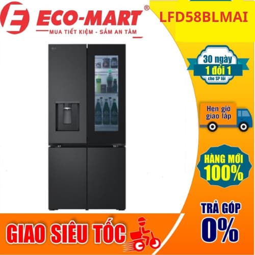 Tủ lạnh LG LFD58BLMAI Inverter 576 lít Multi Door InstaView (Có giao lắp miễn phí tại nhà) - Ảnh 5