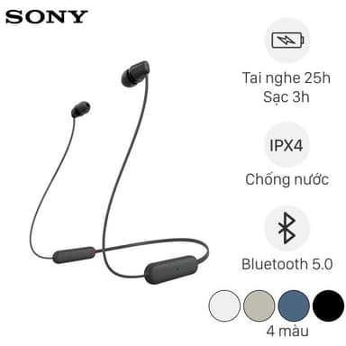 So sánh giá [SHIP HỎA TỐC] Tai nghe Bluetooth Sony WI-C100 Chính Hãng Bảo Hành 12 Tháng rẻ nhất?