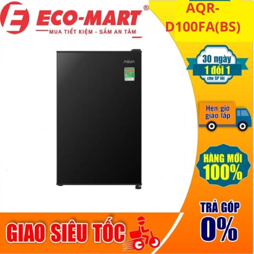 D100FA Tủ lạnh Aqua AQR-D100FA(BS) 90 lít (Có giao lắp miễn phí tại nhà) - Ảnh 4
