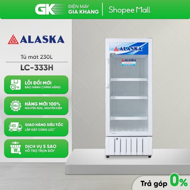 LC 333H - Tủ Mát Alaska 230 Lít LC 333H [Freeship HCM] - Ảnh 2