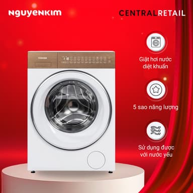 So sánh giá [Mới 2025] Máy giặt Toshiba Inverter 10.5 kg TW-T37BZP115MWV(WT) rẻ nhất?