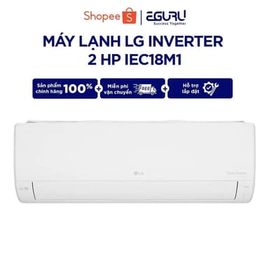 So sánh giá [Hỗ Trợ Lắp Đặt] IEC18M1 Máy lạnh LG Inverter 2 HP IEC18M1 Model 2025 |Bảo Hành Chính Hãng rẻ nhất?