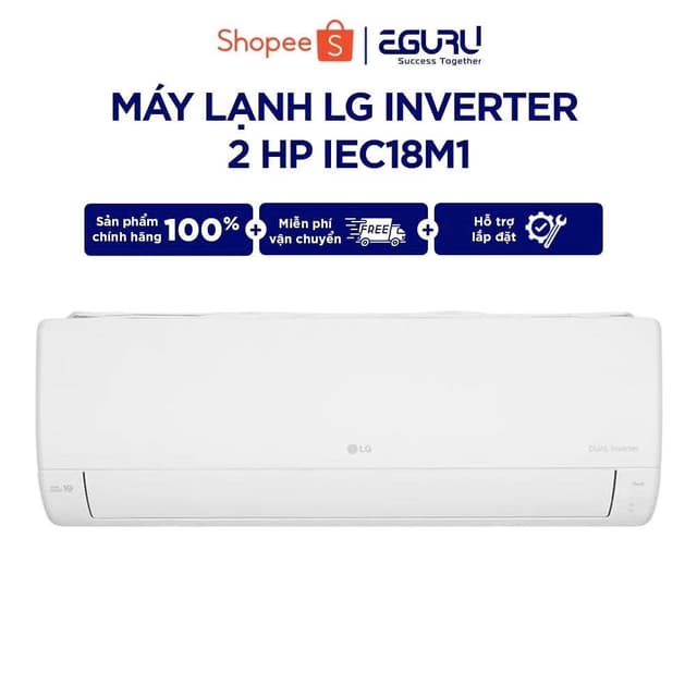 [Hỗ Trợ Lắp Đặt] IEC18M1 Máy lạnh LG Inverter 2 HP IEC18M1 Model 2025 |Bảo Hành Chính Hãng - Ảnh 1