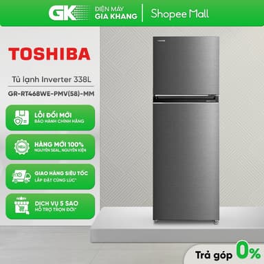 So sánh giá GR-RT468WE-PMV(58)-MM - Tủ Lạnh Toshiba Inverter 338 Lít [Toàn Quốc] rẻ nhất?