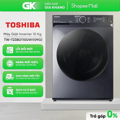 So sánh giá TW-T23BU110UWV(MG) | TW-T23BU115UWV(MG) - Máy Giặt Toshiba Inverter 10 Kg | 10.5 Kg [Toàn Quốc] rẻ nhất?