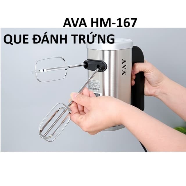 Que Đánh Trứng Máy AVA HM-167, HM-168B, HM9103-GS Phụ Kiện máy đánh trứng AVA - Ảnh 10