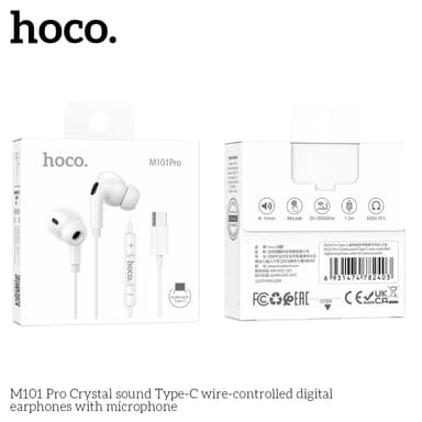 So sánh giá Tai nghe có dây M101pro chính hãng HOCO Tai nghe In-ear Type C có Mic cho Galaxy S20 note10 S10 S9 S8 S7 xiaomi vivo rẻ nhất?