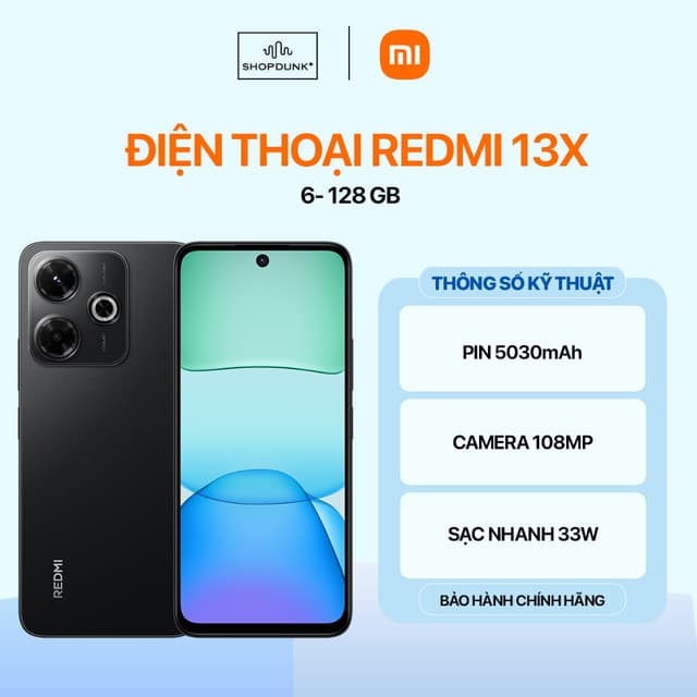 [Livestream] Điện Thoại Xiaomi Redmi 13X 6GB 128GB Chính Hãng - Ảnh 4