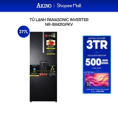 So sánh giá Tủ lạnh Panasonic Inverter 377 lít NR-BX421GPKV - Hàng Chính Hãng rẻ nhất?