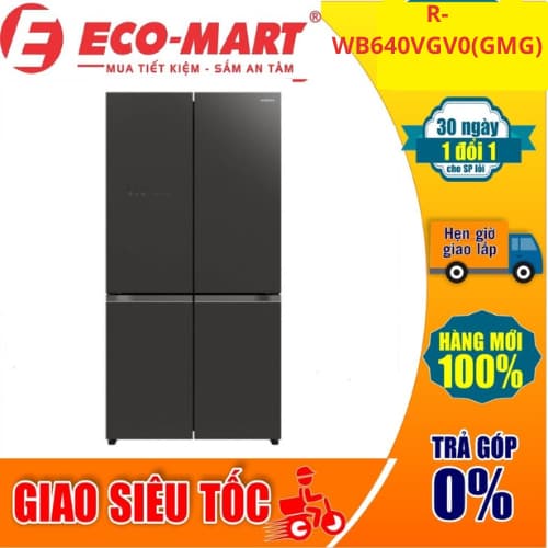 Tủ lạnh Hitachi R-WB640VGV0(GMG) Inverter 569 lít Multi Door R-WB640VGV0 GMG - Ảnh 1