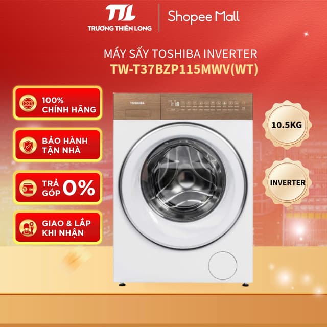 TW-T37BZP115MWV(WT) - Máy Giặt Toshiba Inverter 10.5 Kg TW-T37BZP115MWV(WT) [FREESHIP HCM] - Ảnh 12
