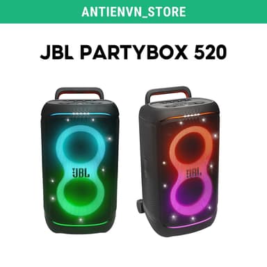 So sánh giá Loa Tiệc Bluetooth JBL PartyBox 520, Kèm Pin, Ghép Nối AuraCast, Công Suất 400W - Bảo Hành 12 Tháng rẻ nhất?