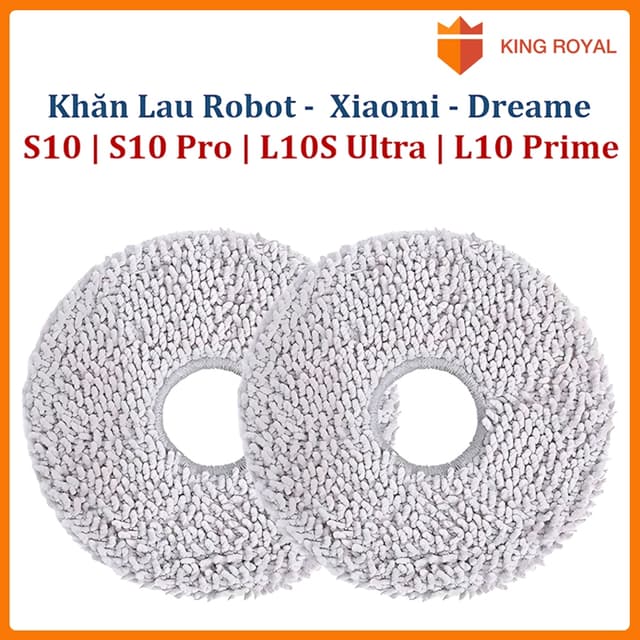 Khăn lau,Giẻ lau Robot hút bụi lau nhà Dreame L10S Ultra, L10 Prime, S10, S10 Pro, Phụ kiện robot - Ảnh 3
