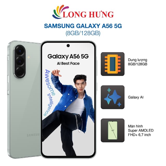 Điện thoại Samsung Galaxy A56 5G (8GB/128GB) - Hàng chính hãng - Ảnh 11