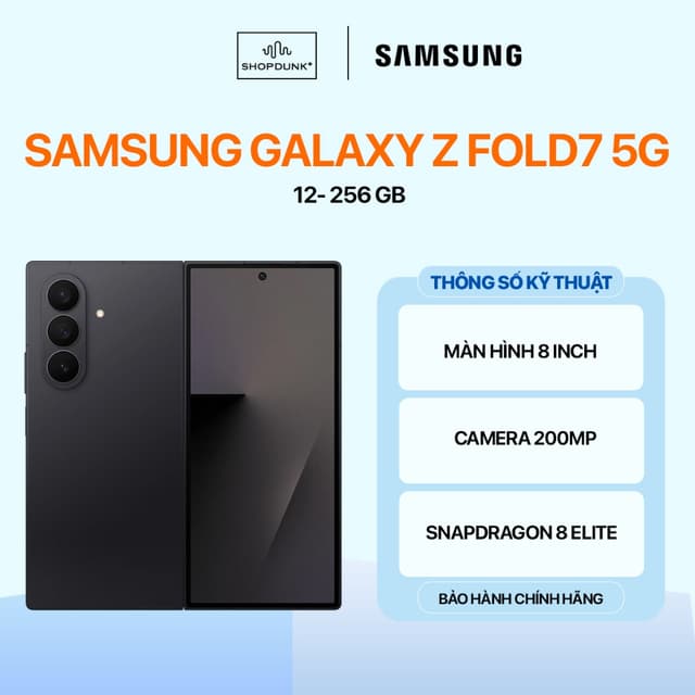 Điện Thoại Samsung Galaxy Z Fold7 5G 12GB 256GB Chính Hãng - Ảnh 1