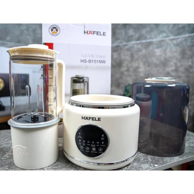 Phụ kiến cối xay thủy tinh, thân máy, lồng chụp của Máy làm sữa hạt Hafele HS-B151NW - Ảnh 6
