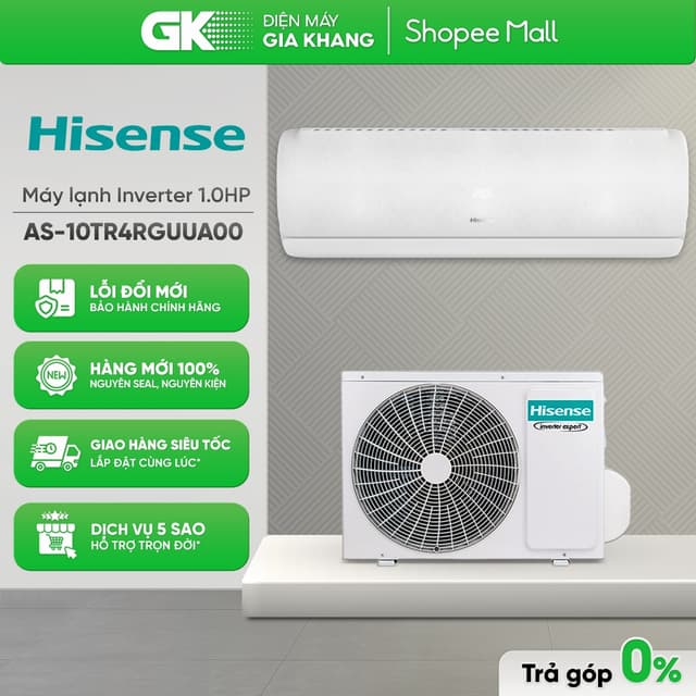 AS-10TR4RGUUA00 1 HP | AS-12TR4RGUUA00 1.5 HP Máy Lạnh Inverter Hisense [Freeship HCM] - Ảnh 5