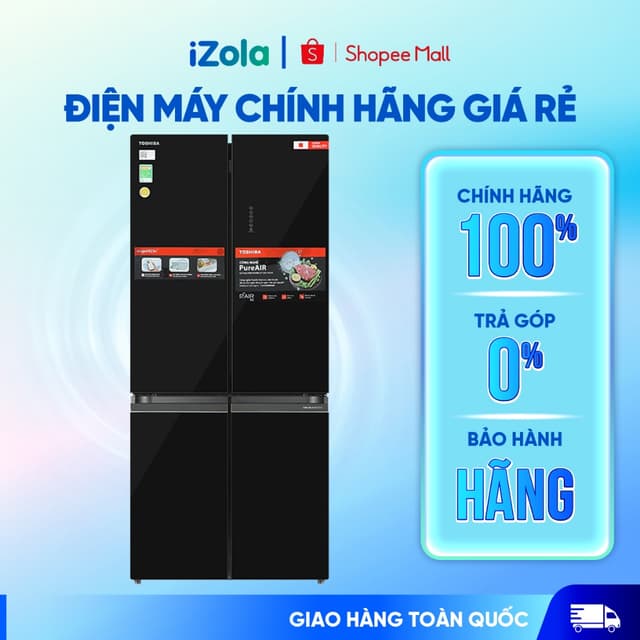 Tủ lạnh Toshiba Inverter 515 lít Multi Door GR-RF665WIA-PGV(22)-XK - Hàng chính hãng - Ảnh 1