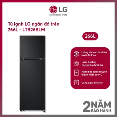 So sánh giá [MODEL 2025] Tủ lạnh LG Inverter 266 lít LTB26BLM - SHOP Miễn phí GIAO + LẮP Hà Nội rẻ nhất?