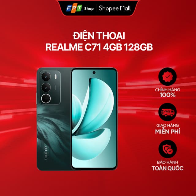 Điện thoại Realme C71 4GB 128GB - Ảnh 6