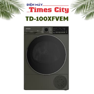 So sánh giá Máy sấy bơm nhiệt Hitachi 10 kg TD-100XFVEM rẻ nhất?