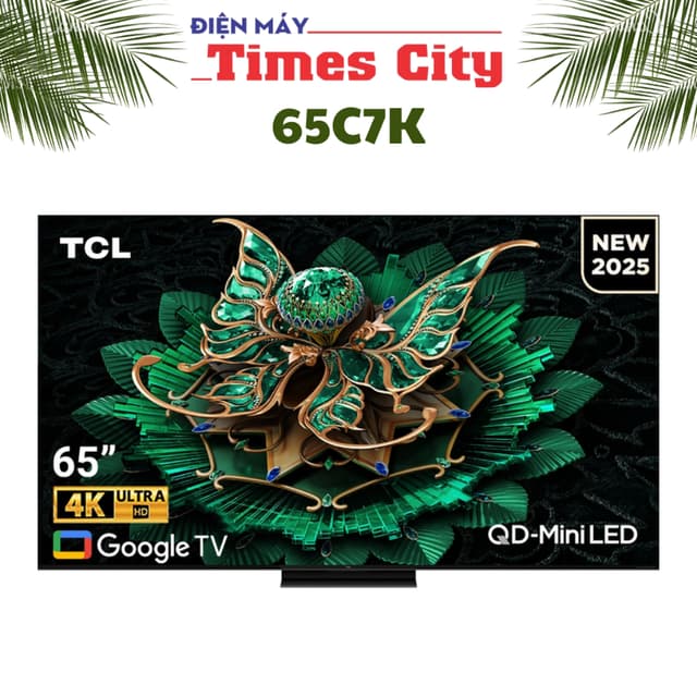 Google Tivi QD-Mini LED TCL AI 4K 65 inch 65C7K - Ảnh 2