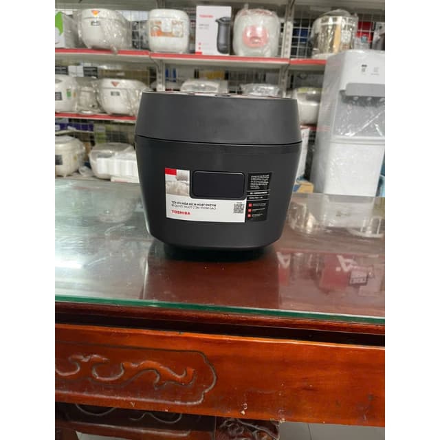Nồi cơm điện tử Toshiba 1 lít RC-10DR5UVN(H) công suất 680w có chống dính, hàng chính hãng - Hàng trưng bày - Ảnh 4