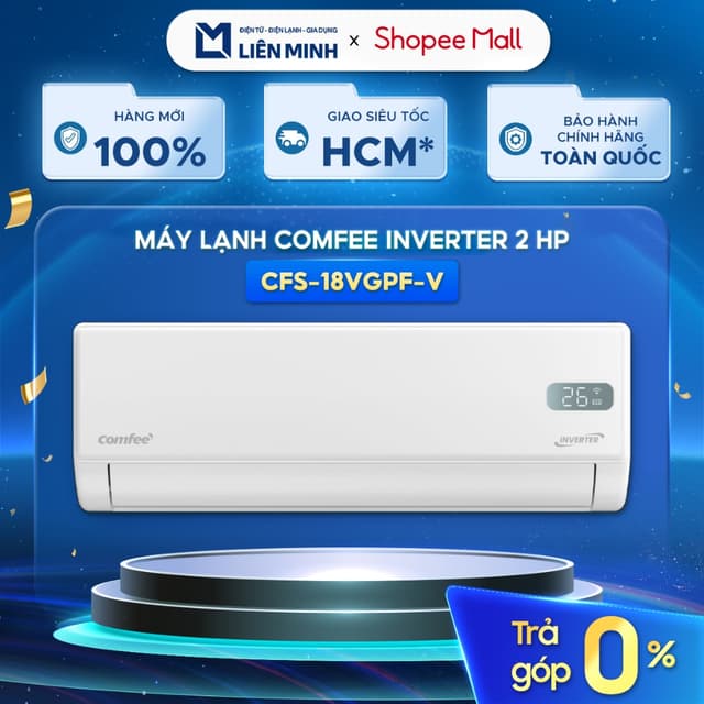 CFS-18VGPF-V - Điều Hòa Thông Minh Inverter Comfee 2 HP  [GIÁ MÁY] [SHIP 0Đ HCM] - Ảnh 12