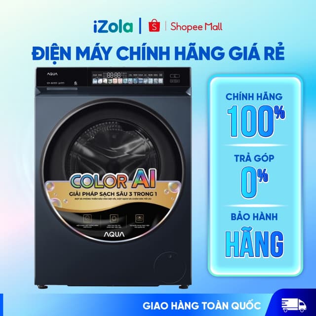 AW10-B4377U1L(GN) - Máy giặt Aqua Inverter 10 kg AW10-B4377U1L(GN) - Hàng chính hãng - Ảnh 8