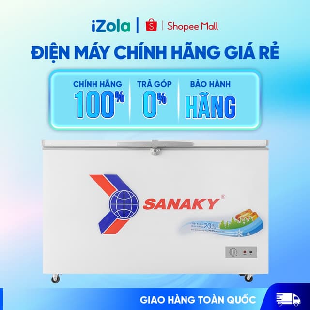VH-4099A1 - Tủ đông Sanaky 305 lít VH-4099A1 - Hàng chính hãng - Ảnh 5