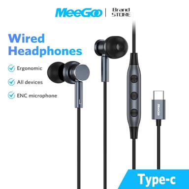 So sánh giá Tai Nghe Type C Có Dây Nhét Tai MeeGoo Có Mic Cho 15 16 17 Samsung Xiaomi Nghe Nhạc Chơi Game rẻ nhất?