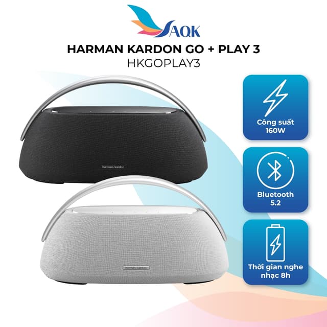 Loa Bluetooth Harman Kardon Go + Play 3 HKGOPLAY3 - Hàng chính hãng - Ảnh 5
