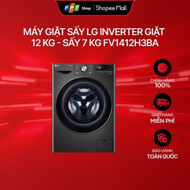 So sánh giá Máy giặt sấy LG Inverter giặt 12 kg - sấy 7 kg FV1412H3BA rẻ nhất?