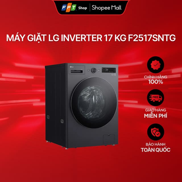 Máy giặt LG Inverter 17 kg F2517SNTG - Ảnh 4